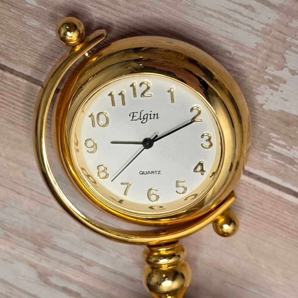 Elgin Miniature Clock - Picture 5 of 7